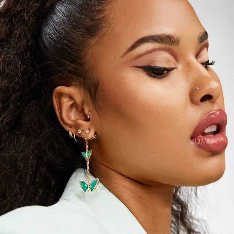 Alerelia Accesorios Mujer Pendientes Aldo Fashion Verde Medio