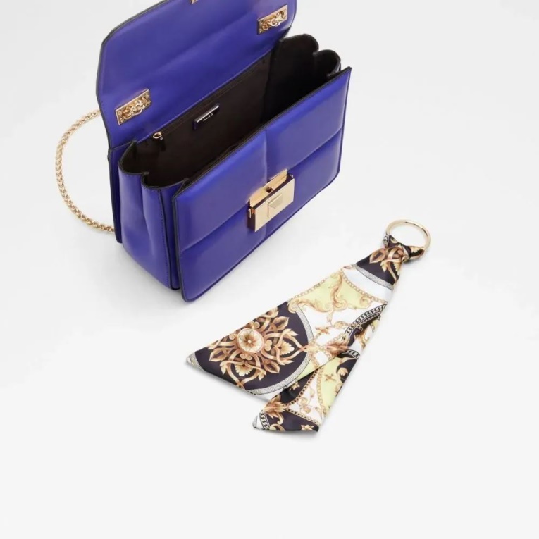 Bolso Bandolera De Mujer Aldo Fashion Albonnon Morado Medio