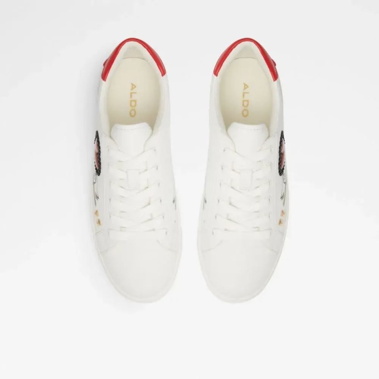 Blanco Amtzell Zapatillas Con Cordones Para Mujer Moda Aldo