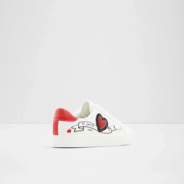 Blanco Amtzell Zapatillas Con Cordones Para Mujer Moda Aldo