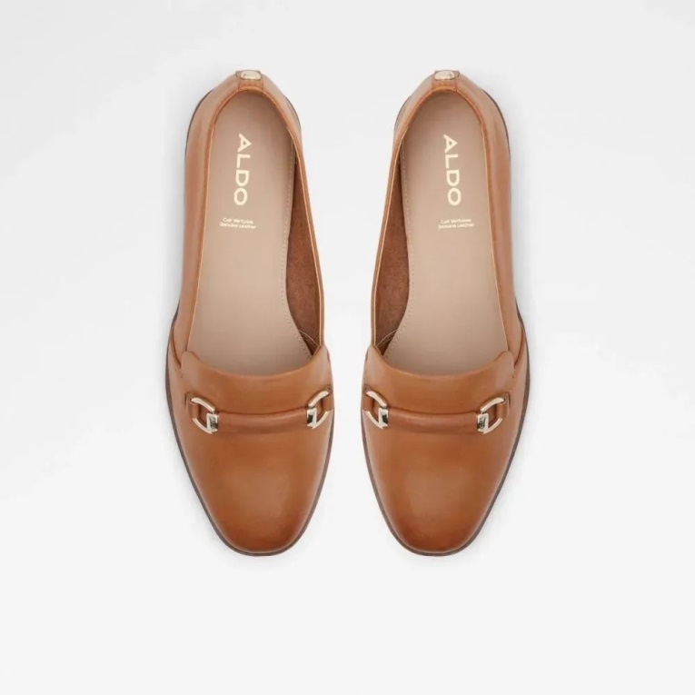 Applegum Slip De Mujer Con Tacón Plano Fashion Marrón Medio Aldo