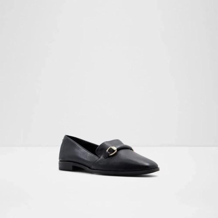 Negro Aldo Fashion Applegum - Sandalias De Mujer Con Tacón Plano