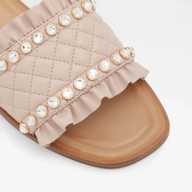 Sandalias Planas De Mujer Aldo Rosa Claro Arilith De Moda