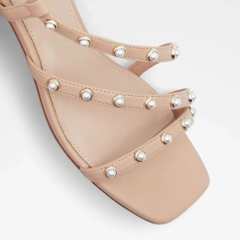 Aldo Asayweth - Sandalias Planas Con Tira Trasera Para Mujer Hueso Moda