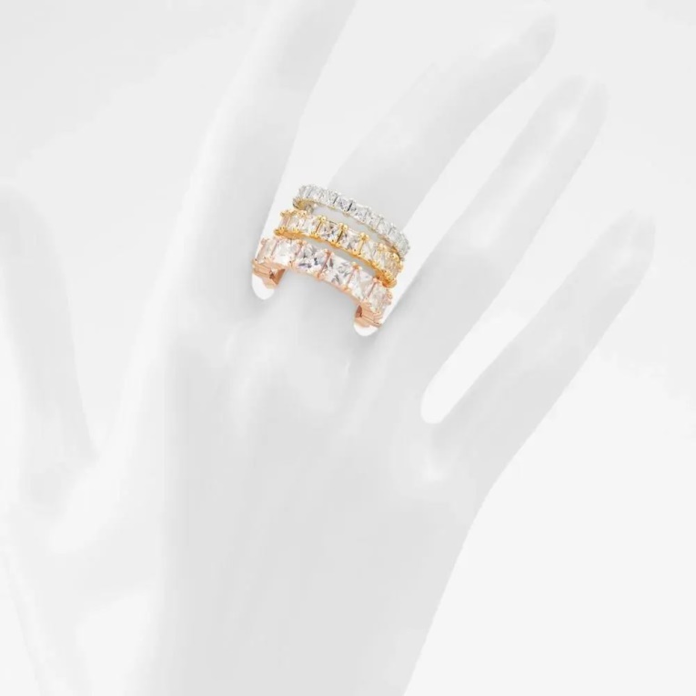 Aldo Fashion Metallic Multi Aschiana Accesorios De Mujer Anillos