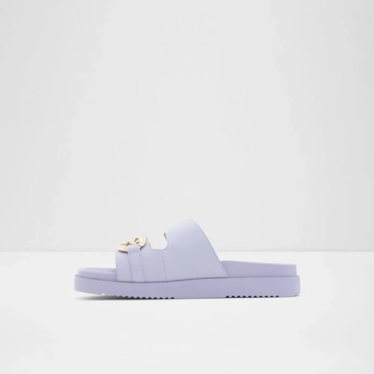 Asae Sandalias Planas Para Mujer Moda Aldo Púrpura
