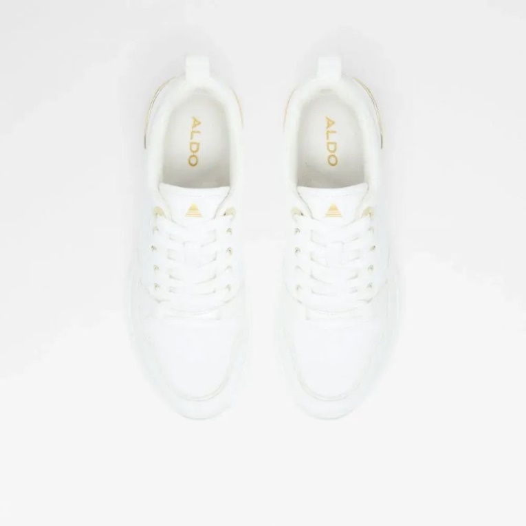 Asilahan Mujer Cuña Zapatillas Moda Blanco Aldo