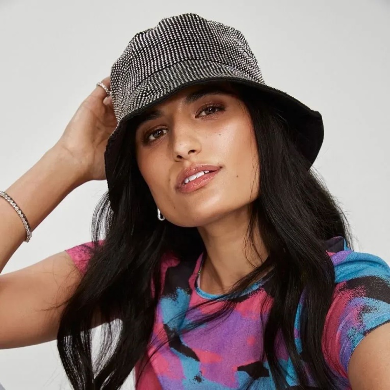 Astrella Mujer Accesorios Gorro Negro/plata Multi Aldo Moda