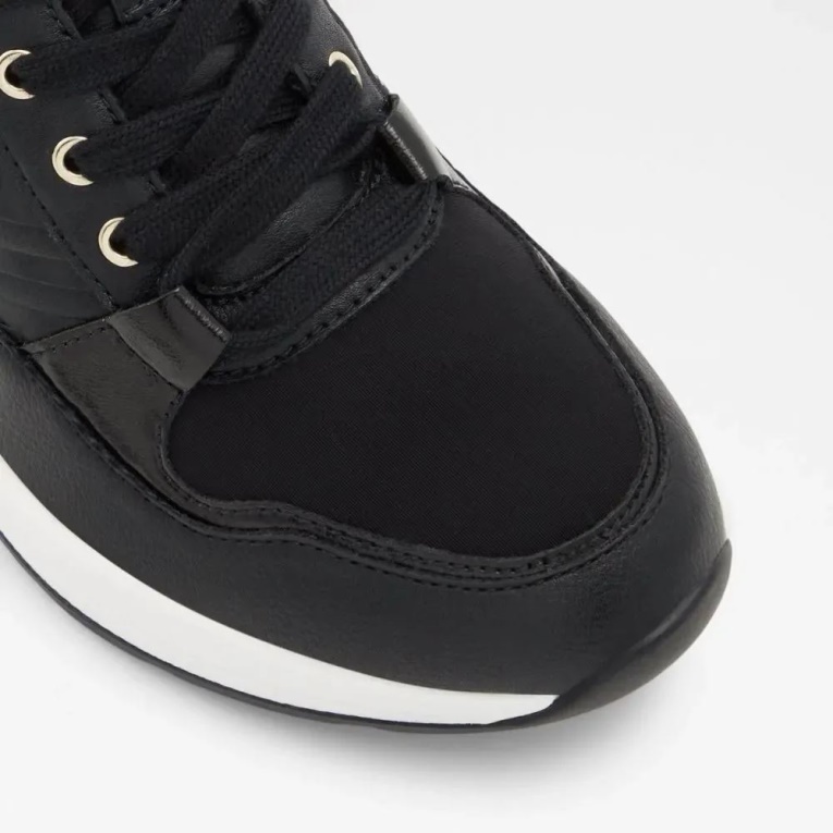 Negro Asilahan Mujer Cuña Zapatillas Moda Aldo