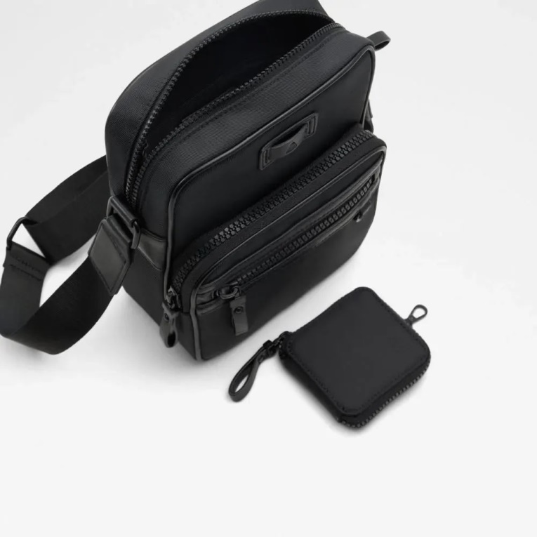 Bandolera De Hombre Aldo Astranite De Moda Otro-negro