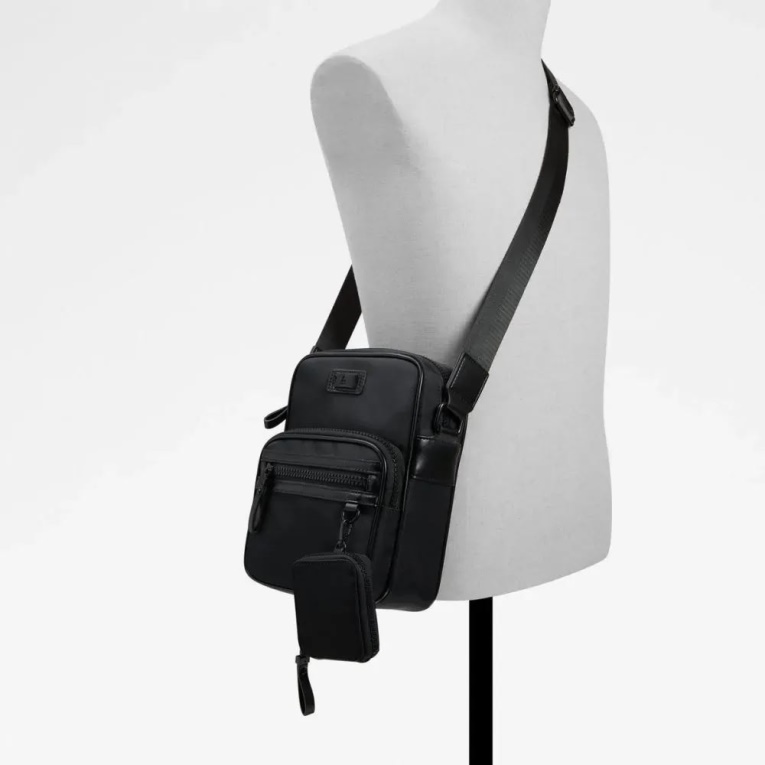 Bandolera De Hombre Aldo Astranite De Moda Otro-negro