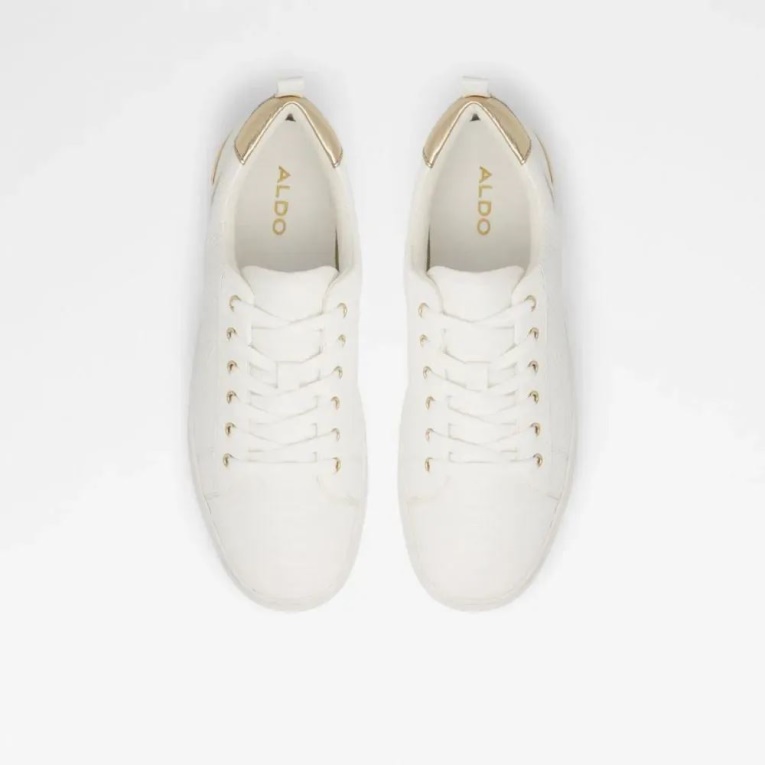 Blanco Astalewen Zapatillas Con Cordones De Mujer Aldo Fashion