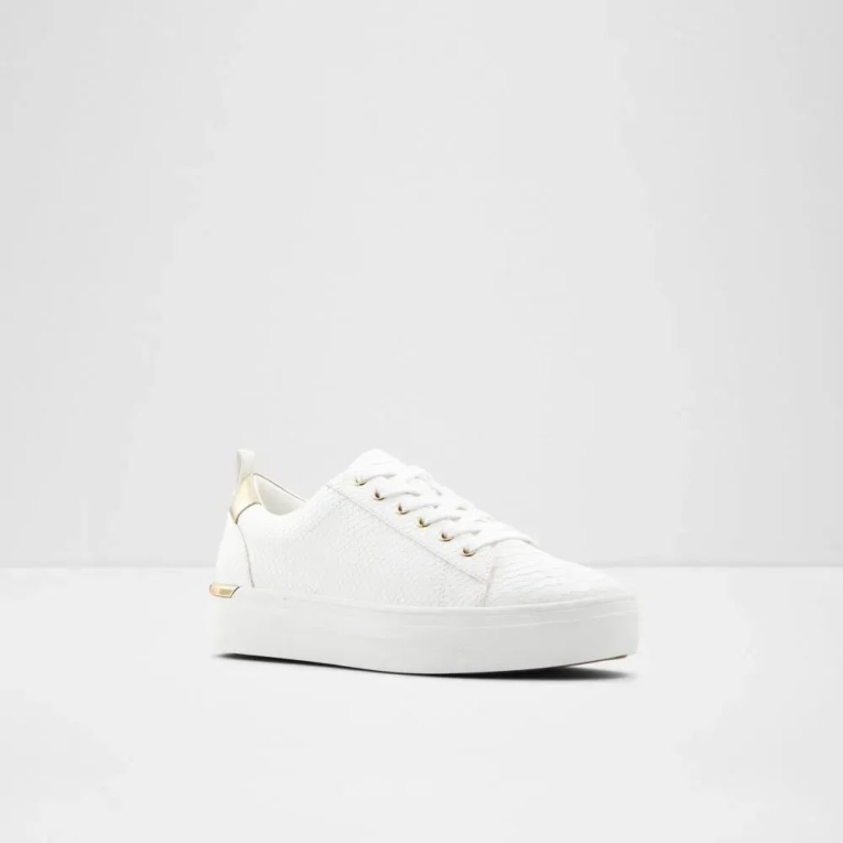 Blanco Astalewen Zapatillas Con Cordones De Mujer Aldo Fashion