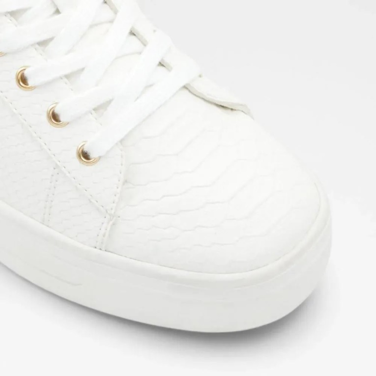 Blanco Astalewen Zapatillas Con Cordones De Mujer Aldo Fashion