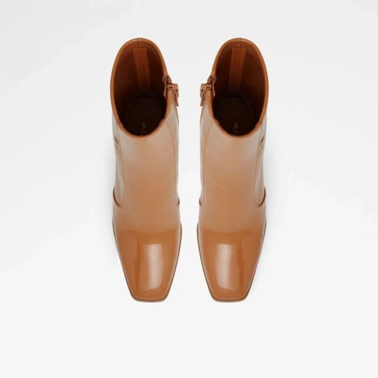 Botines De Mujer Con Tacón En Bloque Audrella En Beige Oscuro De Aldo