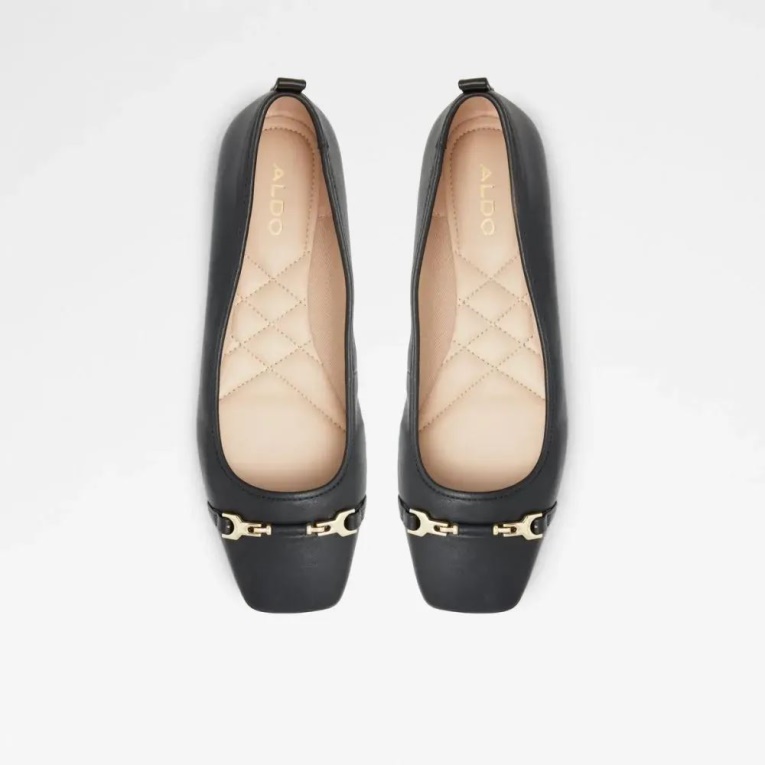 Aldo Fashion Ballad - Bailarina Sin Cordones Para Mujer, Color Negro