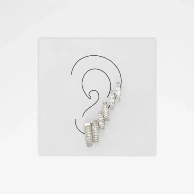 Babendra Mujer Accesorios Pendientes Plateado/transparente Multi Aldo Fashion