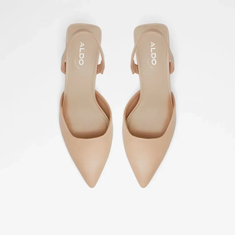 Basanti Mujer Sling Back Novedad Talón Aldo Moda Hueso