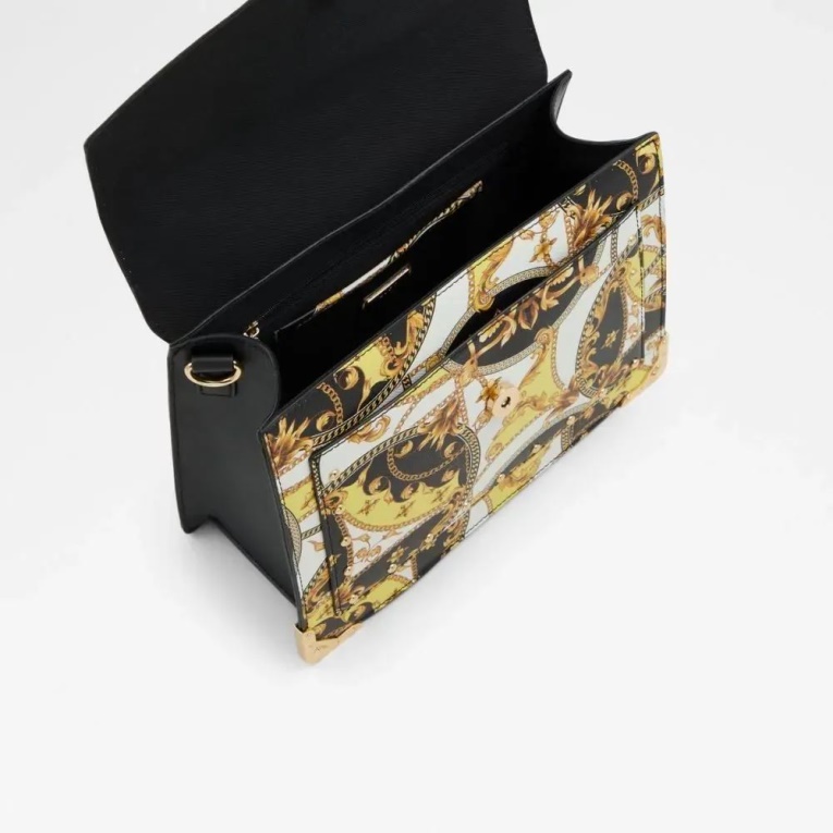 Negro-multi Barob Bolso De Mano De Mujer Con Asa Superior Moda Aldo