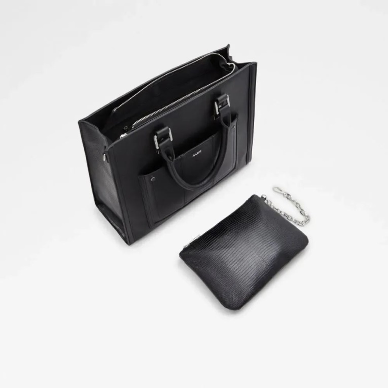 Bolso De Mano De Mujer Aldo Otro-negro Basdore De Moda