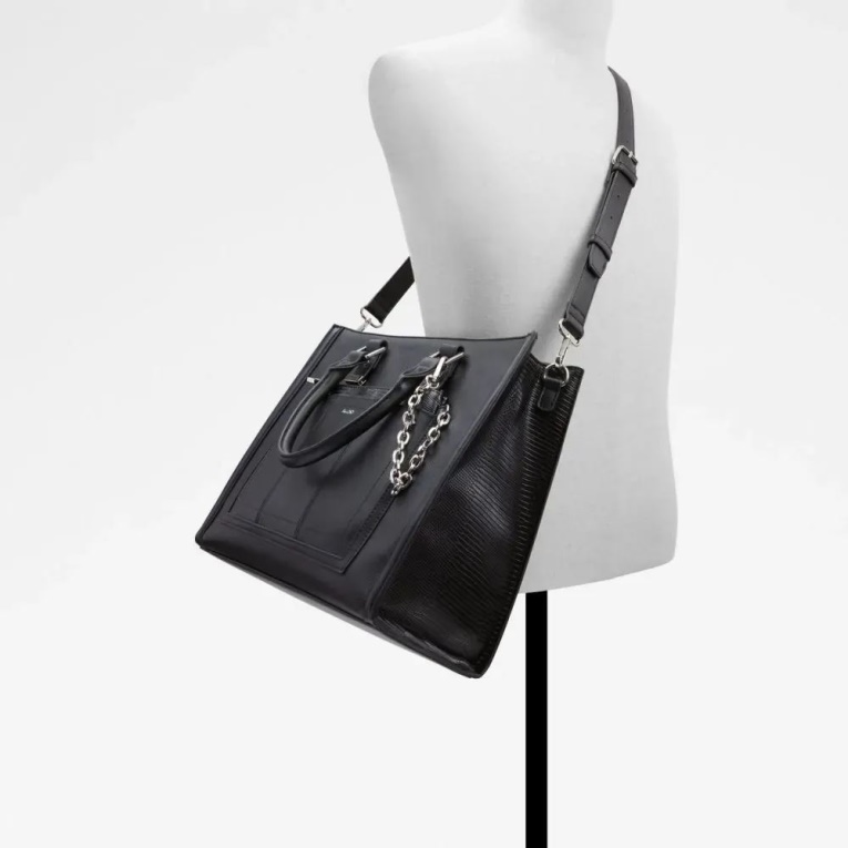 Bolso De Mano De Mujer Aldo Otro-negro Basdore De Moda