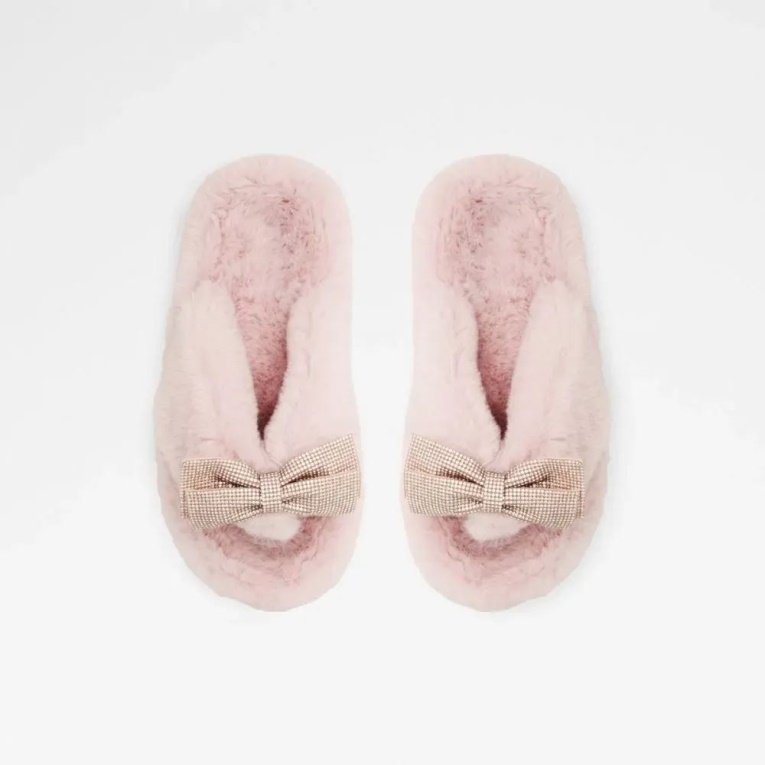 Bowpouf Mujer Accesorios Pantuflas Rosa Claro Aldo Fashion