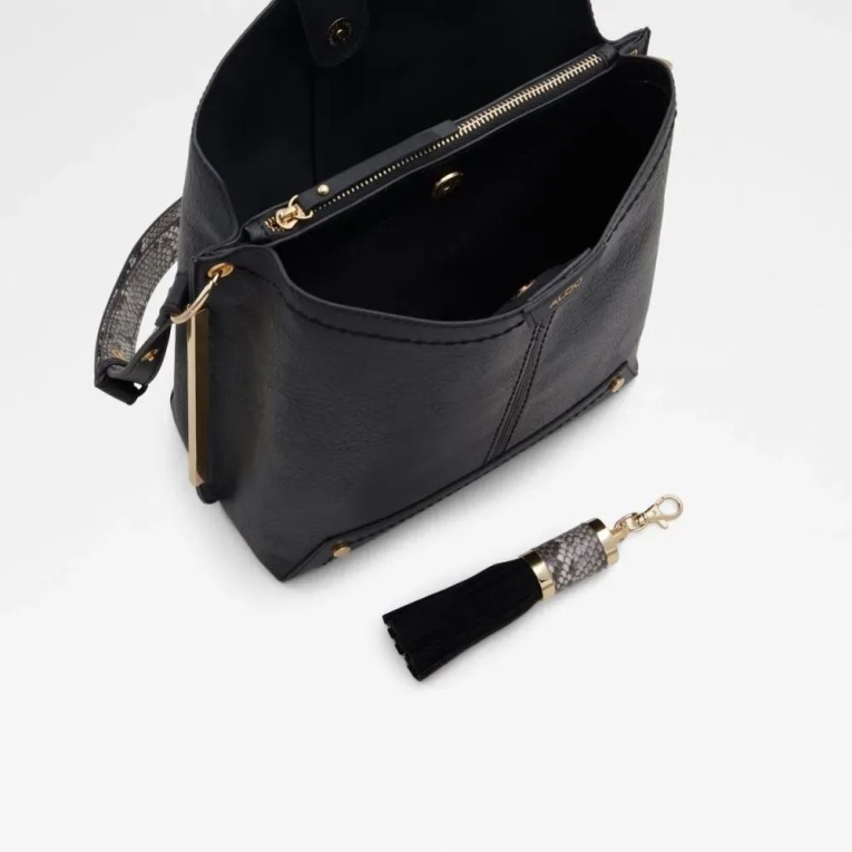 Aldo Fashion Callia Bolso De Mano De Mujer Bolso Bombonera Negro