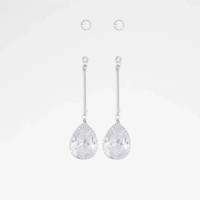 Cares-ag Mujer Accesorios Pendientes Moda Plateado/transparente Multi Aldo