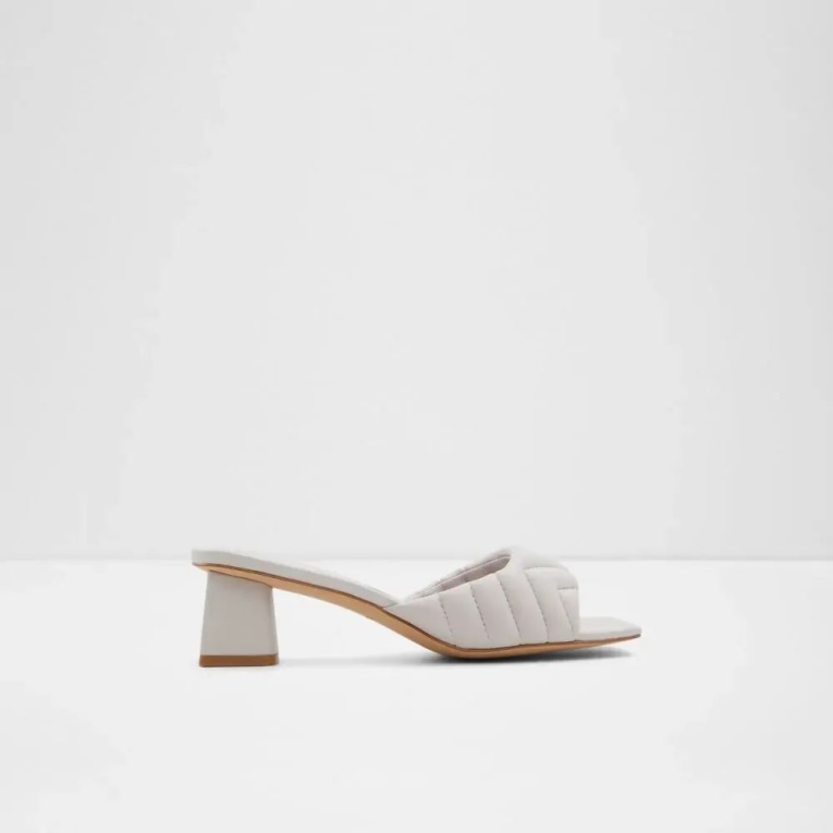 Sandalia De Tacón Bajo En Bloque De Mujer Aldo Celesta De Moda Otro Gris