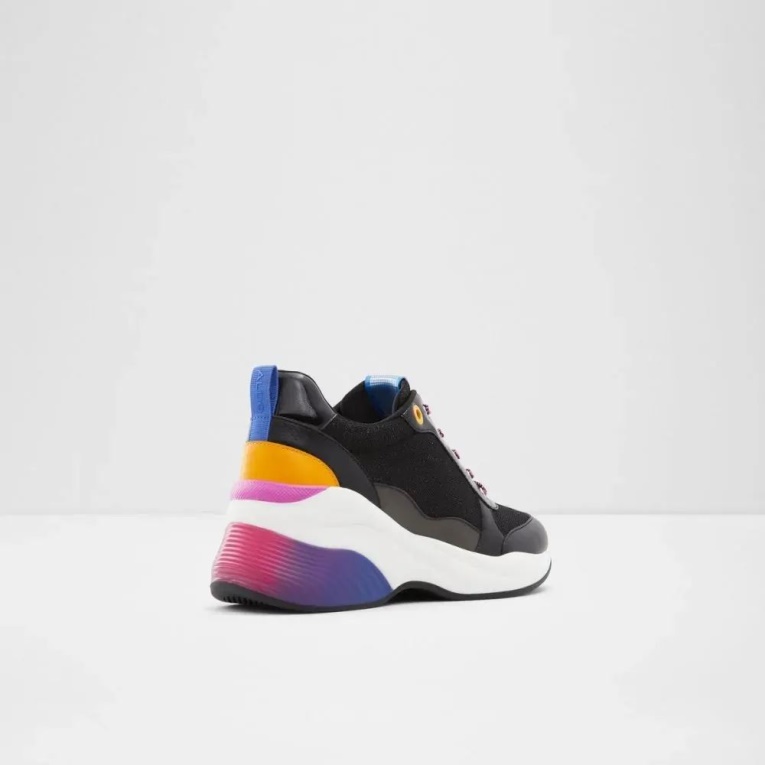 Otro-negro Cerina Zapatillas Deportivas Con Cuña Y Cordones Para Mujer Moda Aldo