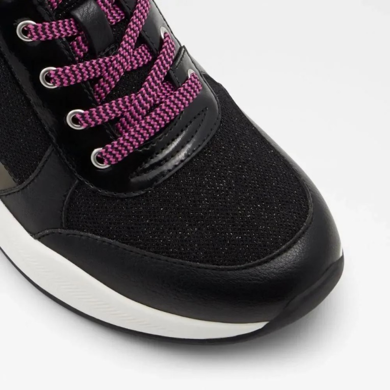 Otro-negro Cerina Zapatillas Deportivas Con Cuña Y Cordones Para Mujer Moda Aldo