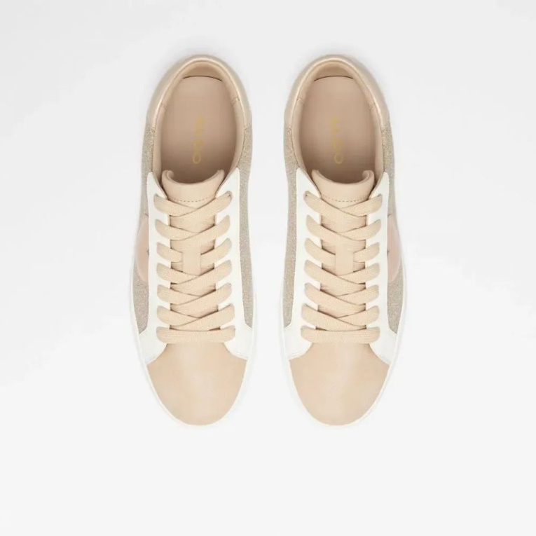 Tenis Con Cordones De Mujer Aldo Gold Fashion Chaus