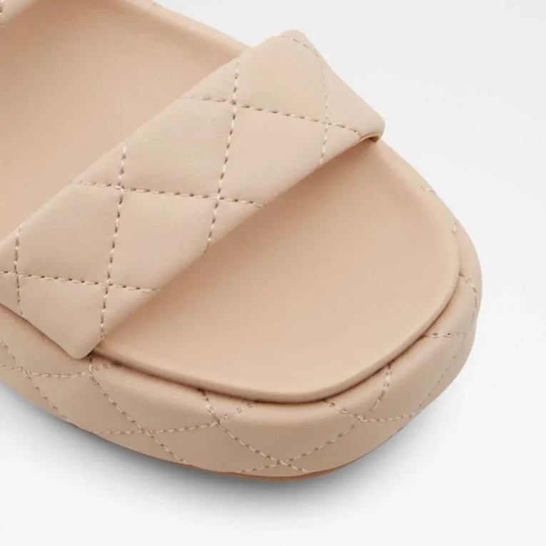 Aldo Fashion Cossette Sandalias De Cuña Ligeras Para Mujer Hueso