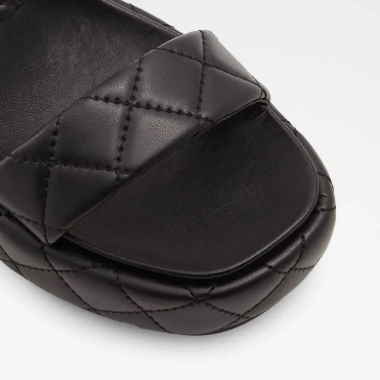 Negro - Sandalias De Dos Piezas Con Plataforma Plana De Mujer Aldo Fashion Cossette