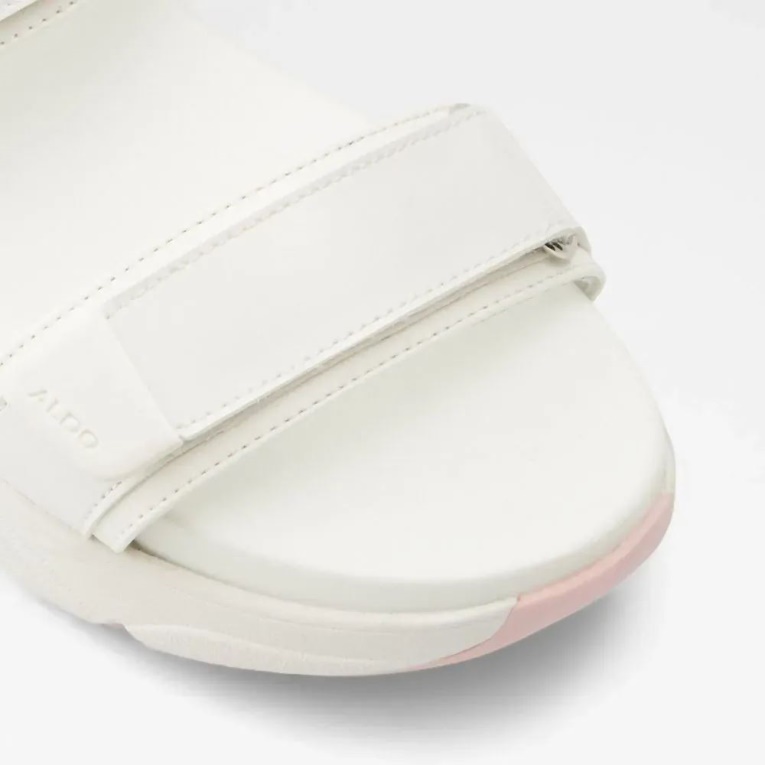 Sandalias Con Cuña De Dos Piezas Colbie Para Mujer Moda Blanco Aldo
