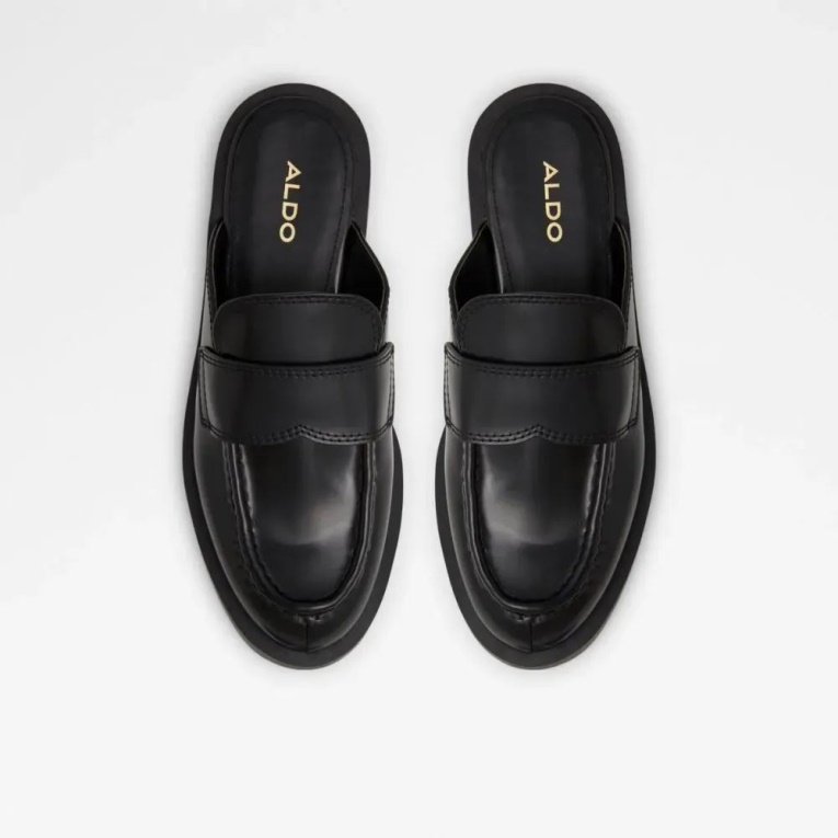 Mule Con Suela Dentada De Mujer Confusum Negro Aldo Fashion