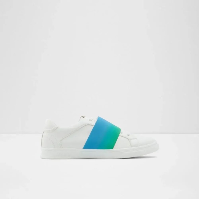 Coppio Zapatillas Bajas Para Hombre Moda Aldo Blanco Brillante