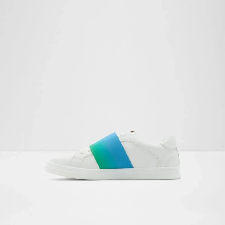 Coppio Zapatillas Bajas Para Hombre Moda Aldo Blanco Brillante