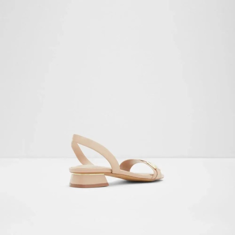 Sandalias De Tacón Plano De Dos Piezas De Aldo Crescenta Para Mujer Bone Fashion