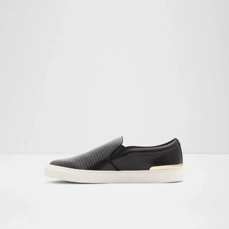 Zapatillas Bajas De Mujer Aldo Crendann De Moda Negro