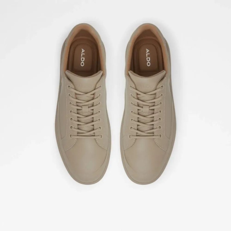 Zapatillas Bajas De Hombre Aldo Dereck Moda Beige Oscuro