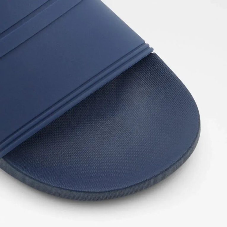 Sandalia Tobogán Aldo Dinmore Para Hombre, Color Azul Marino