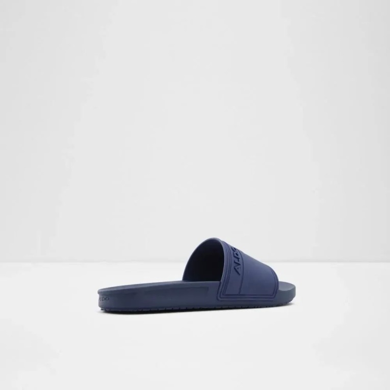 Aldo Fashion Dinmore - Sandalias Sin Cordones Para Hombre, Color Azul Marino