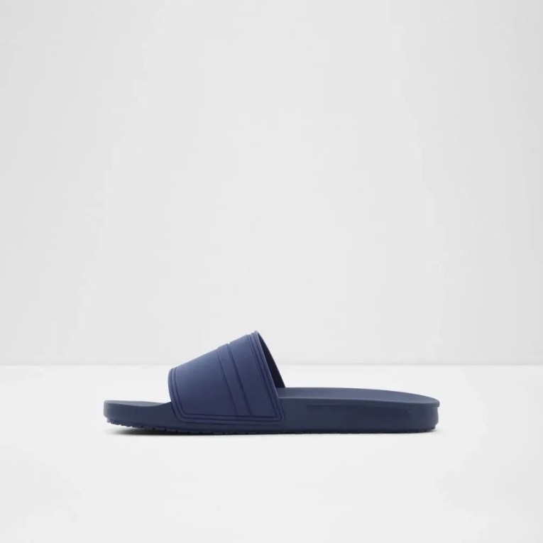 Aldo Fashion Dinmore - Sandalias Sin Cordones Para Hombre, Color Azul Marino