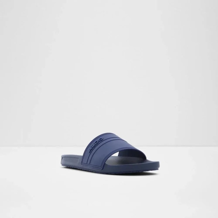 Aldo Fashion Dinmore - Sandalias Sin Cordones Para Hombre, Color Azul Marino