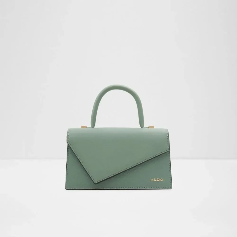 Bolso De Mano De Mujer Drienia Verde Claro De Aldo Fashion Con Asa Superior