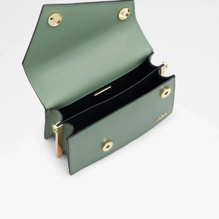 Bolso De Mano De Mujer Drienia Verde Claro De Aldo Fashion Con Asa Superior