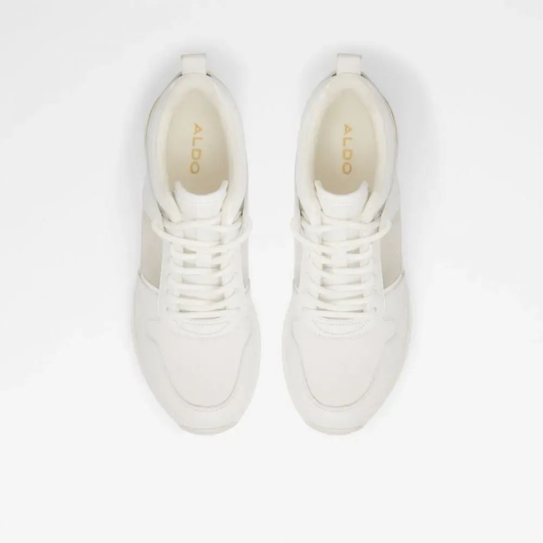 Zapatilla Deportiva Con Cordones Y Tacón Medio Para Mujer Dynia Aldo Fashion