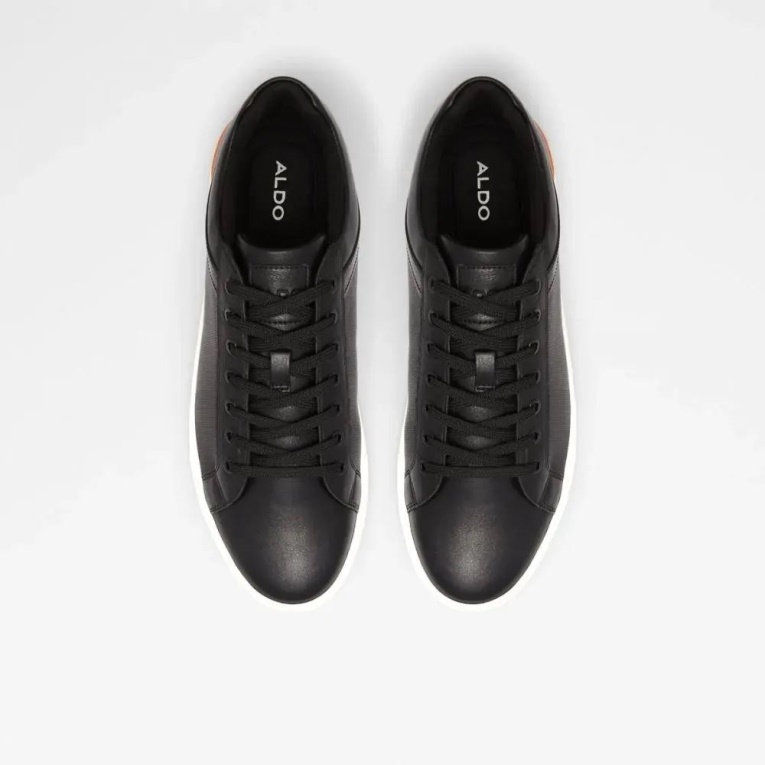Zapatillas De Deporte Bajas Para Hombre Eisingen Negras De Moda Aldo