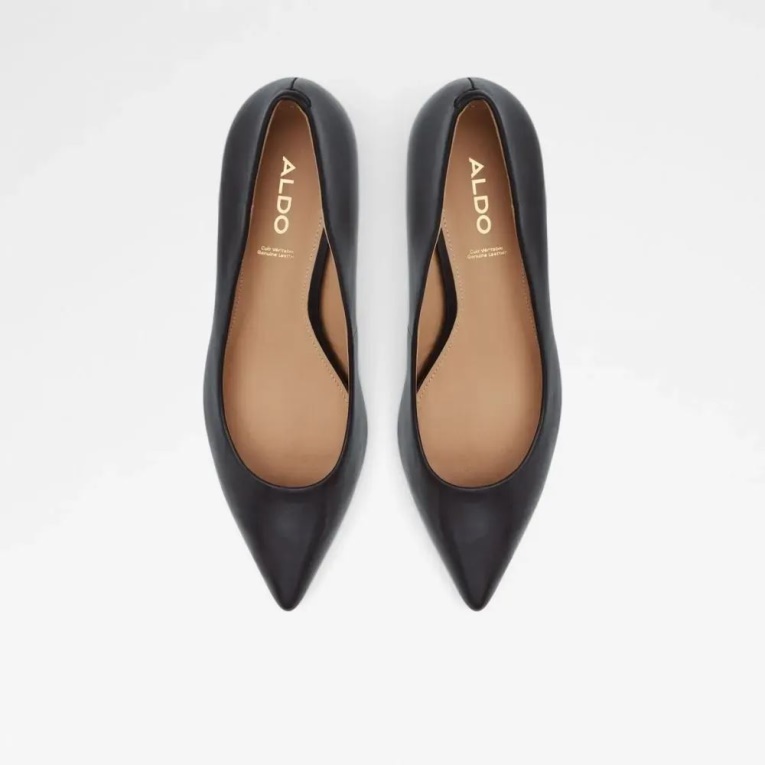 Aldo Fashion Elamaever Slip De Mujer Con Tacón Medio Negro